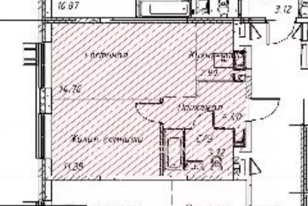 2-к кв. Московская область, Ленинский городской округ, Мисайлово пгт ... - Фото 2