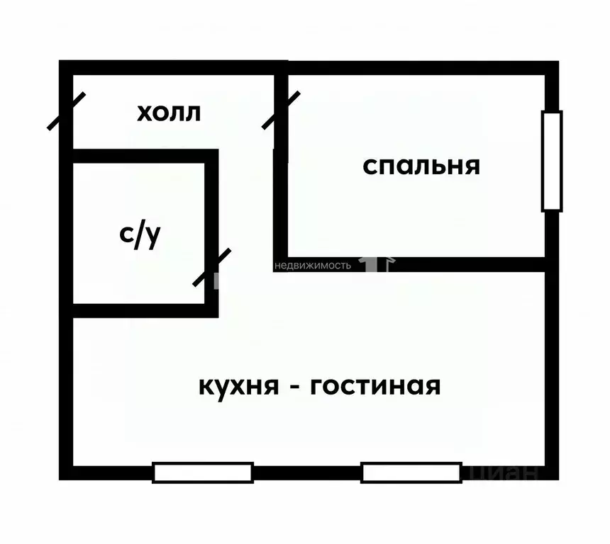 2-к кв. Приморский край, Находка ул. Чернышевского, 1 (36.0 м) - Фото 1