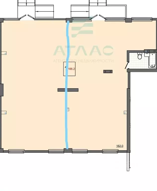 Торговая площадь в Крым, Симферопольский район, Мирновское с/пос, с. ... - Фото 1