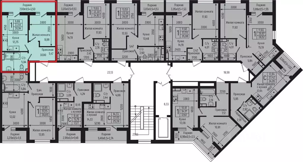 1-к кв. Краснодарский край, Туапсинский муниципальный округ, с. Небуг ... - Фото 2