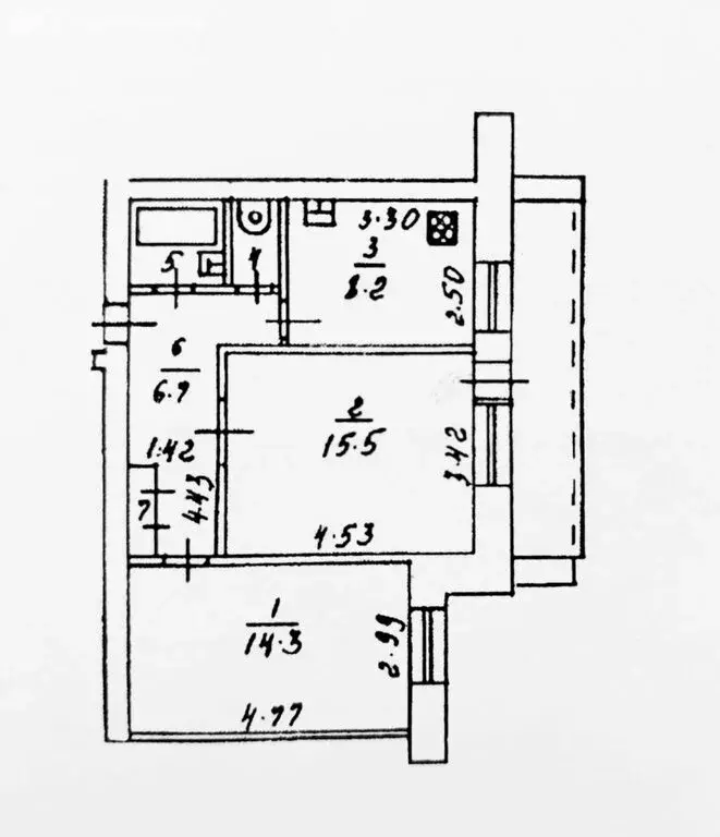 2-комнатная квартира: Киров, Московская улица, 101 (49.3 м) - Фото 1