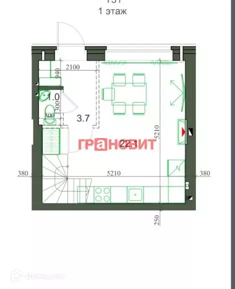 Продаётся 2-к квартира, 52 м - Фото 1