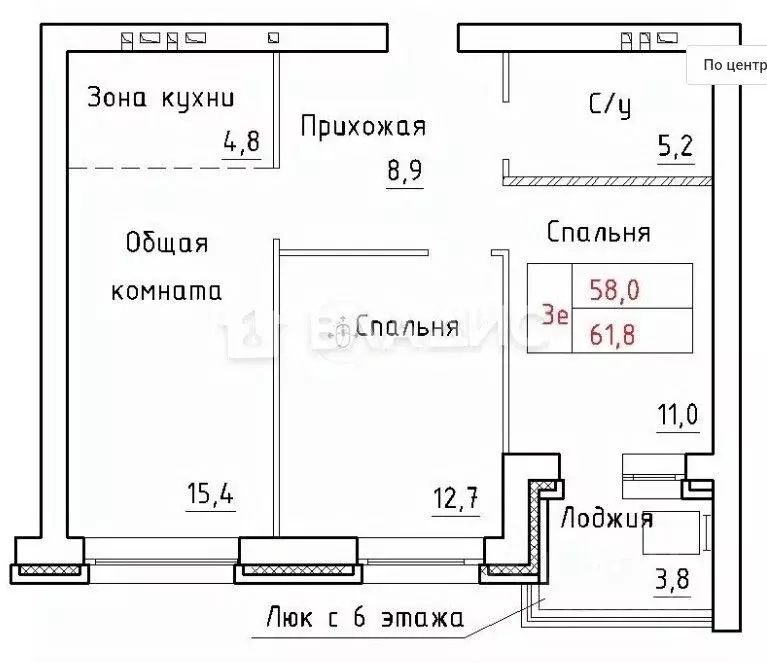 2-к кв. Новосибирская область, Новосибирский район, Мичуринский ... - Фото 0