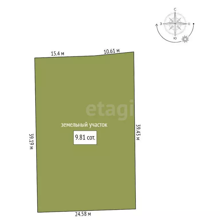 Участок в Ишим, улица Машиностроителей (9.81 м) - Фото 1