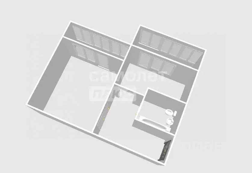 1-к кв. Ульяновская область, Ульяновск ул. Кирова, 2к1 (43.88 м) - Фото 2