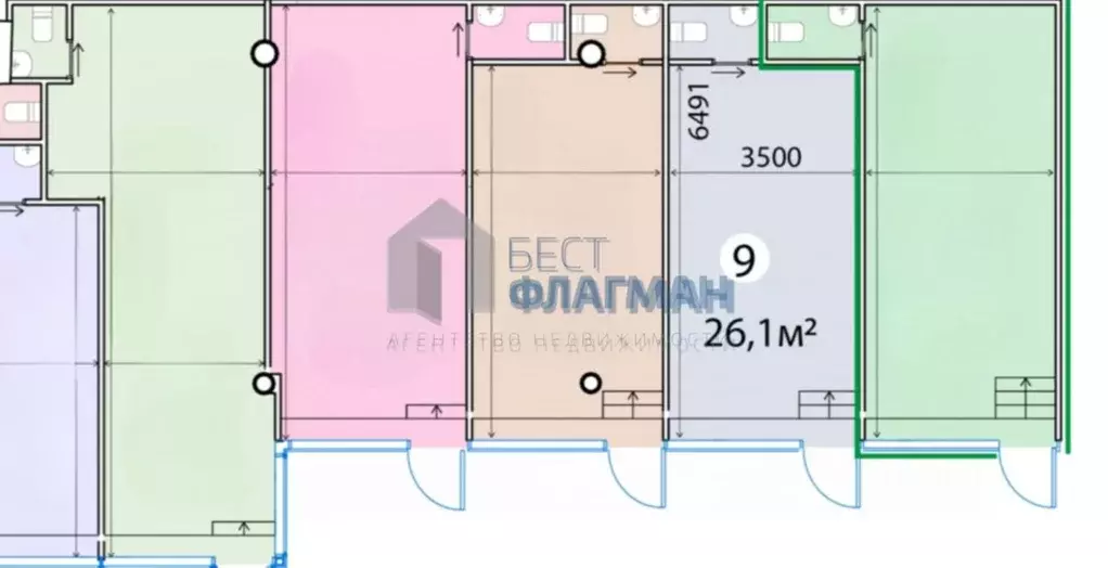 Помещение свободного назначения в Москва ул. Красная Пресня, 12 (26 м) - Фото 2