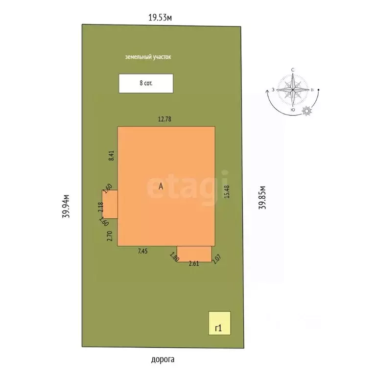 Дом в Краснодарский край, Краснодар Хуторок-Южный СНТ, ул. Теплая, 12 ... - Фото 2