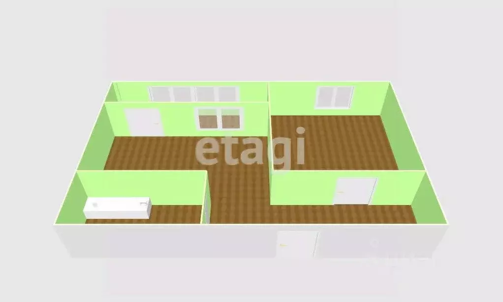 2-к кв. Сахалинская область, Южно-Сахалинск ул. Ленина, 563к1 (44.0 м) - Фото 1