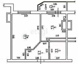 1-к кв. Калининградская область, Калининград Автомобильная ул., 24 ... - Фото 1