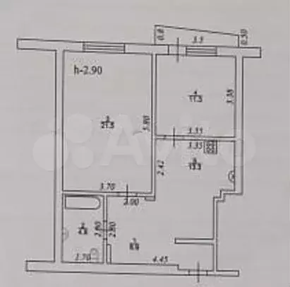 2-к. квартира, 63,2 м, 7/11 эт. - Фото 0