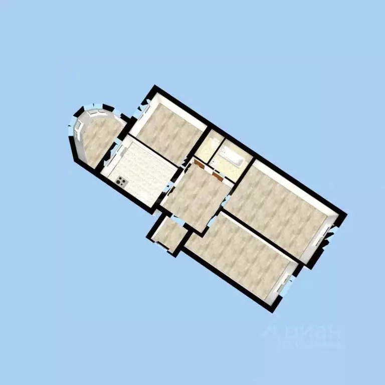 3-к кв. Башкортостан, Уфа ул. Ленина, 99 (110.9 м) - Фото 2