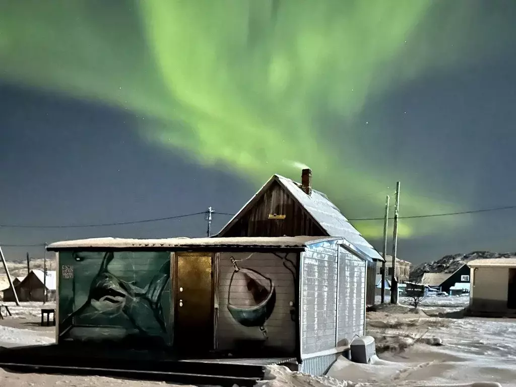 Дом в Мурманская область, Кольский район, с. Териберка Зеленая ул., 7 ... - Фото 1