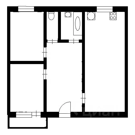 2-к кв. Санкт-Петербург Пулковское ш., 40к2 (59.8 м) - Фото 1