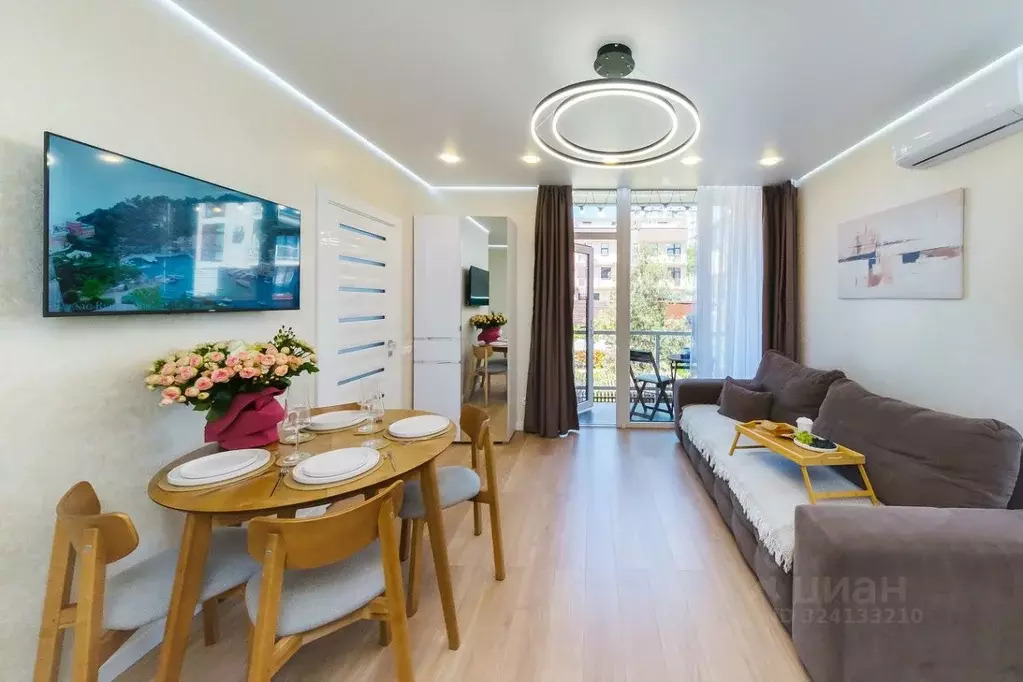 1-к кв. Краснодарский край, Сочи Молодогвардейская ул., 2/56 (42.1 м) - Фото 1