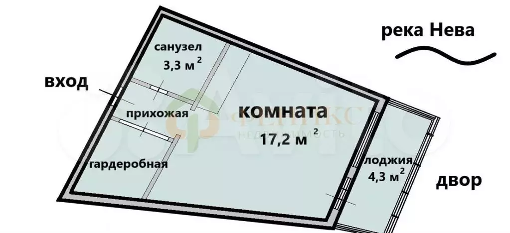Квартира-студия, 29,2 м, 23/24 эт. - Фото 0