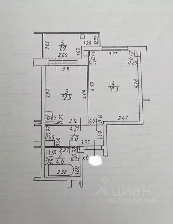 1-к кв. Татарстан, Набережные Челны ул. Нур Баян, 27 (41.4 м) - Фото 1