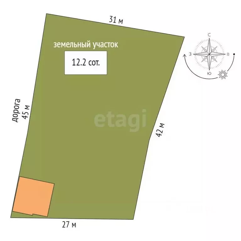 Дом в Тюменская область, Тюменский муниципальный округ, д. Речкина ул. ... - Фото 0