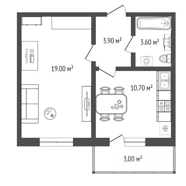 1-к кв. Новосибирская область, Новосибирский район, Станционный ... - Фото 2