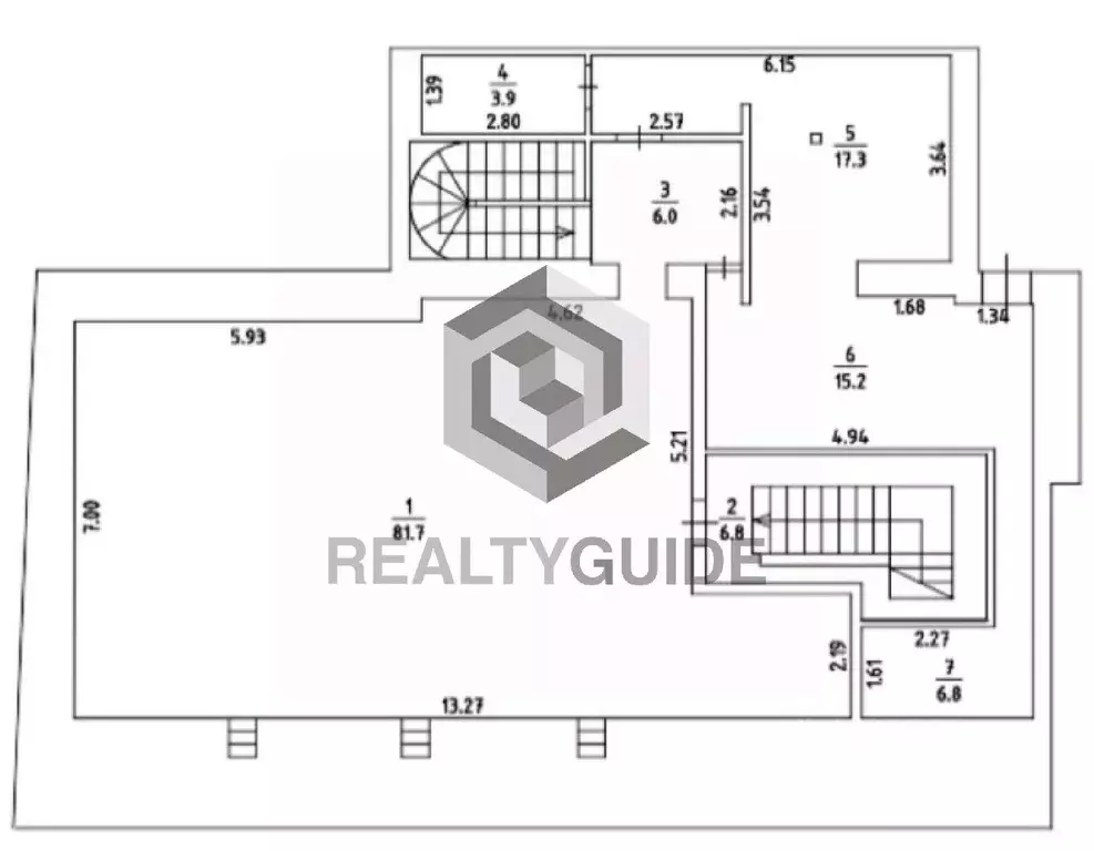Торговая площадь в Москва Большая Серпуховская ул., 8/7С2 (380 м) - Фото 1