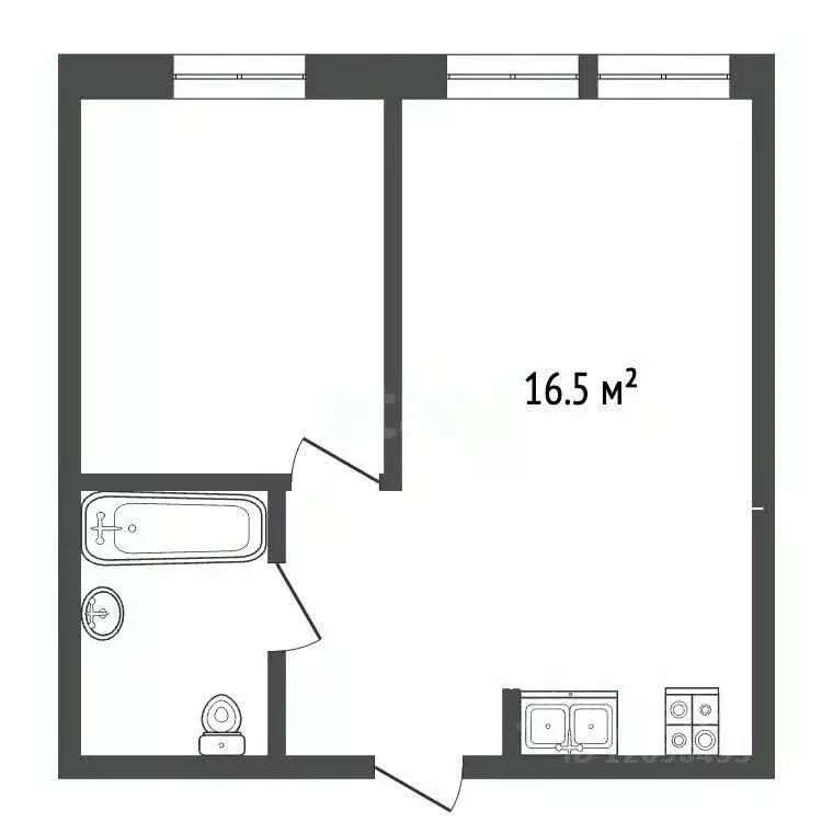 1-к кв. Московская область, Мытищи Ярославское ш., 120Бк2 (33.4 м) - Фото 2