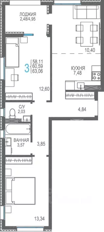 Студия Крым, Сакский район, Лесновское с/пос, с. Прибрежное Розовое ... - Фото 0