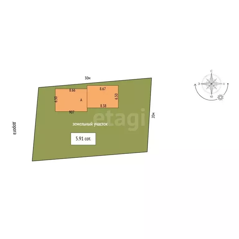 Дом в Республика Крым, муниципальный округ Судак, село Миндальное, СНТ ... - Фото 2