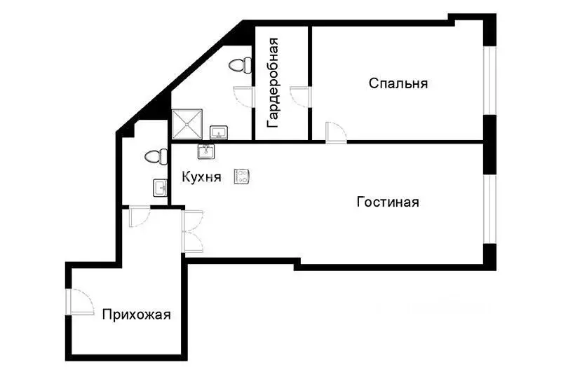 2-к кв. Москва ул. Новый Арбат, 32 (80.8 м) - Фото 1