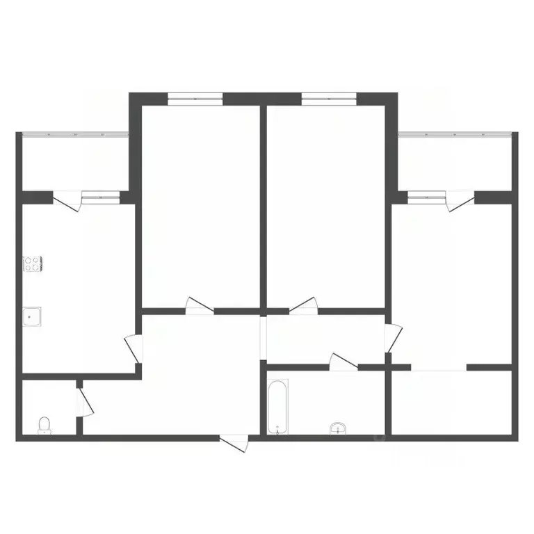3-к кв. Тюменская область, Тюмень ул. 25 Октября, 40 (117.4 м) - Фото 2