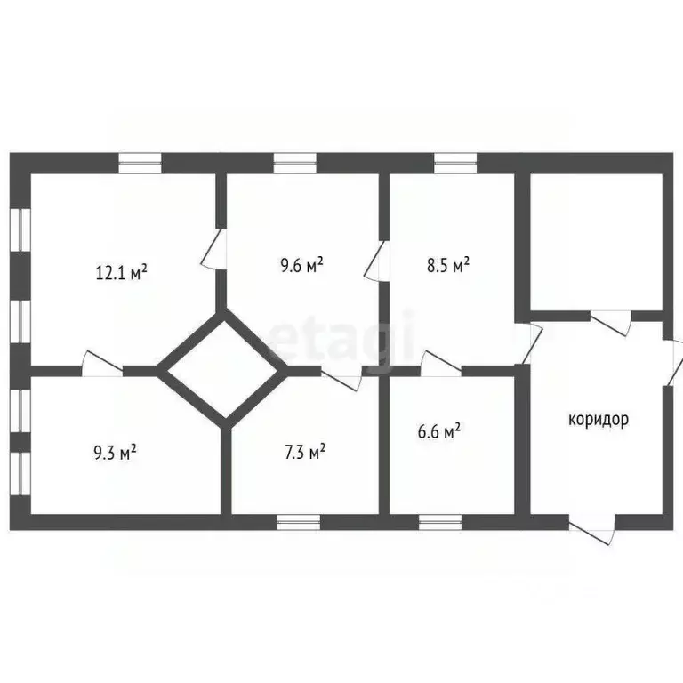 Дом в Воронежская область, Хохольский район, с. Гремячье Пролетарская ... - Фото 2