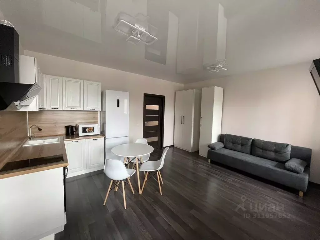 Студия Тюменская область, Тюмень ул. Беляева, 33к2 (32.0 м) - Фото 2