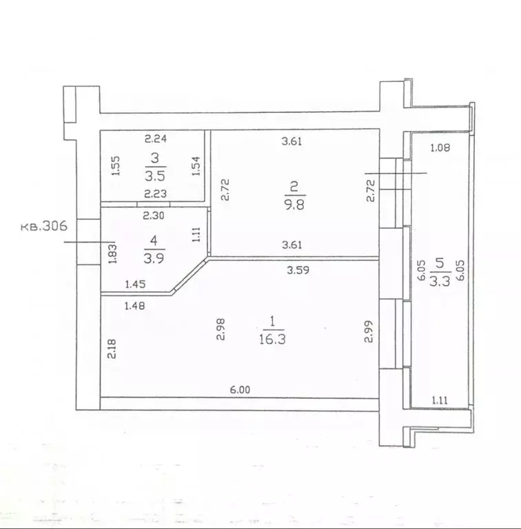 1-к кв. Татарстан, Казань ул. Николая Ершова, 62Дк2 (33.5 м) - Фото 2