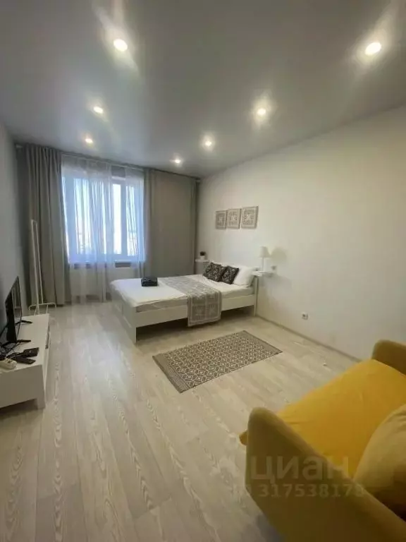 1-к кв. Татарстан, Казань ул. Сабира Ахтямова, 1к1 (36.0 м) - Фото 1