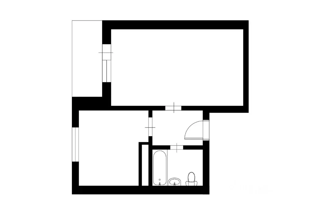 1-к кв. Санкт-Петербург Бухарестская ул., 124/56 (39.0 м) - Фото 1