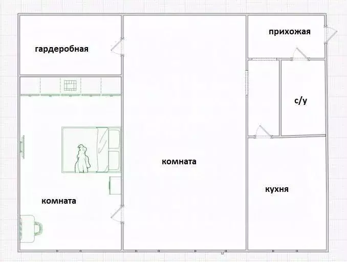 2-к кв. Московская область, Люберцы городской округ, Октябрьский пгт ... - Фото 1