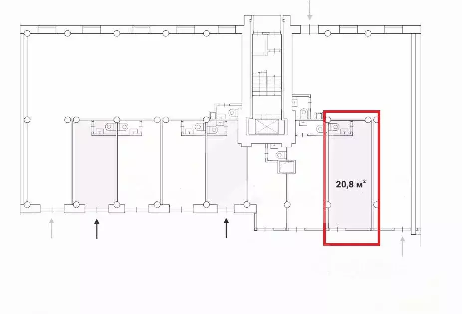 Помещение свободного назначения в Москва Планерная ул., 12К1 (21 м) - Фото 2