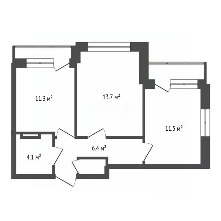 2-к кв. Воронежская область, Воронеж ул. Независимости, 78к2 (47.8 м) - Фото 1