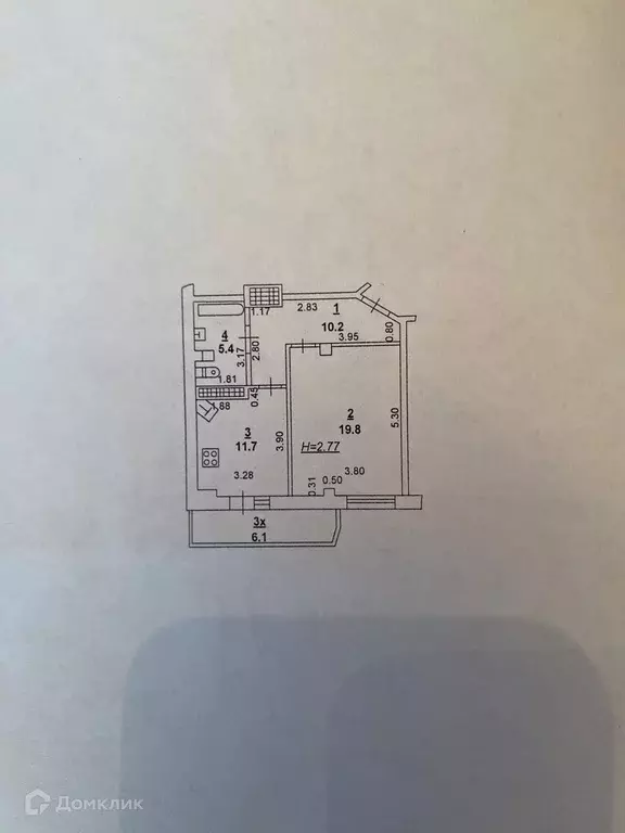 Продаётся 1-к квартира, 50 м - Фото 1