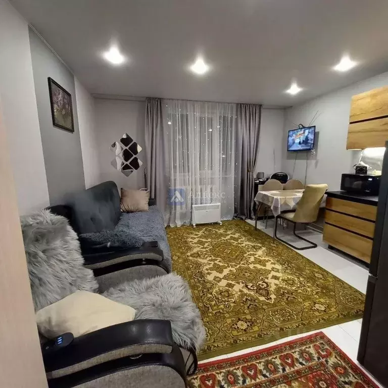 Студия Тюменская область, Тюмень Одесская ул., 3с1 (26.0 м) - Фото 2