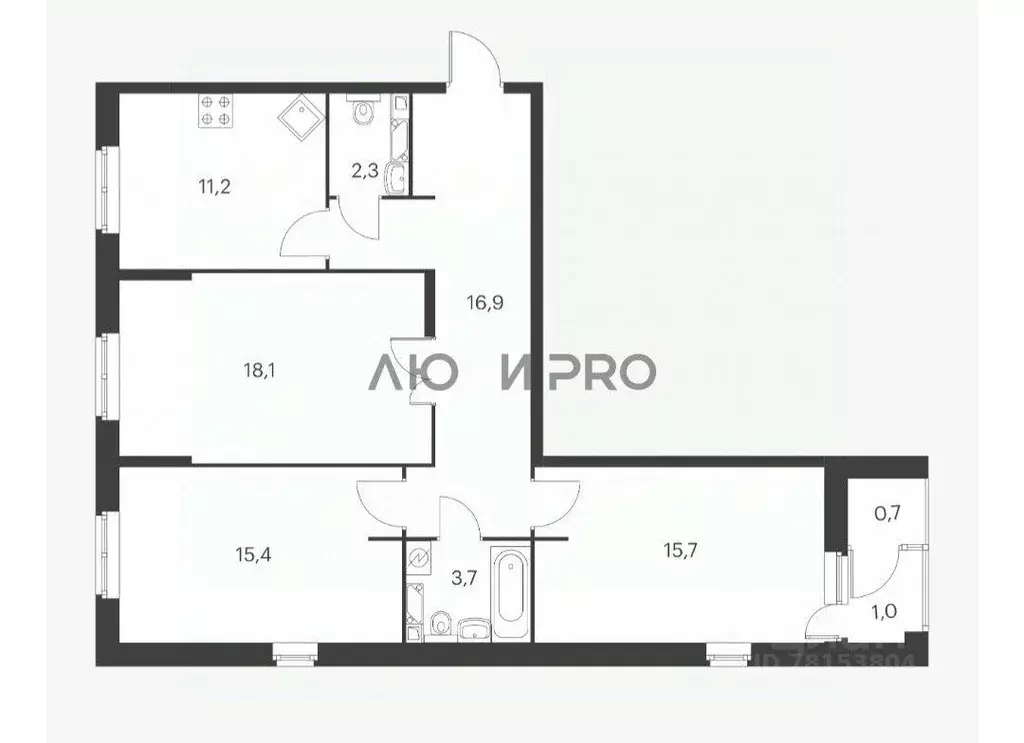 3-к кв. Ярославская область, Ярославль ул. Академика Колмогорова, 22 ... - Фото 2