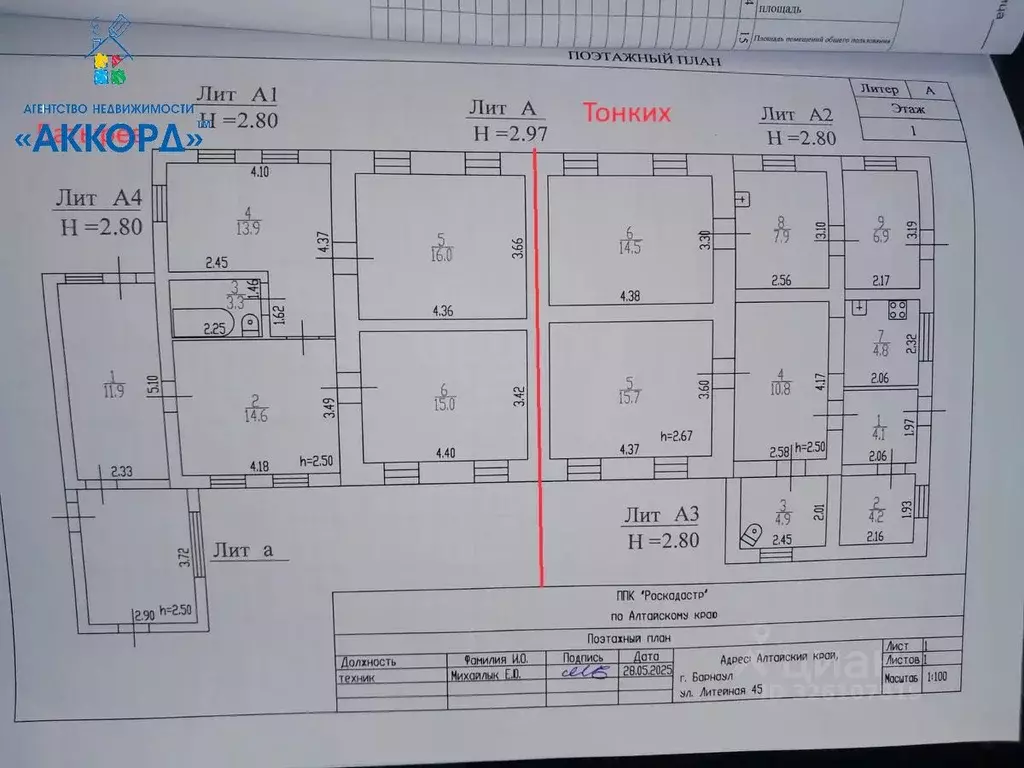 Дом в Алтайский край, Барнаул Литейная ул. (75 м) - Фото 1