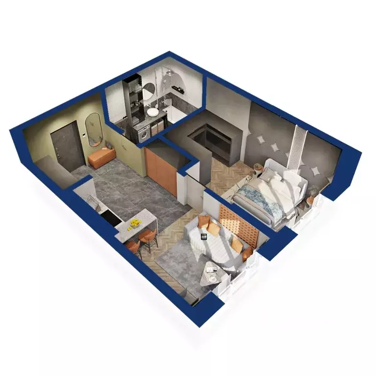 1-к кв. Башкортостан, Уфа Сипайловская ул., 31 (43.24 м) - Фото 1