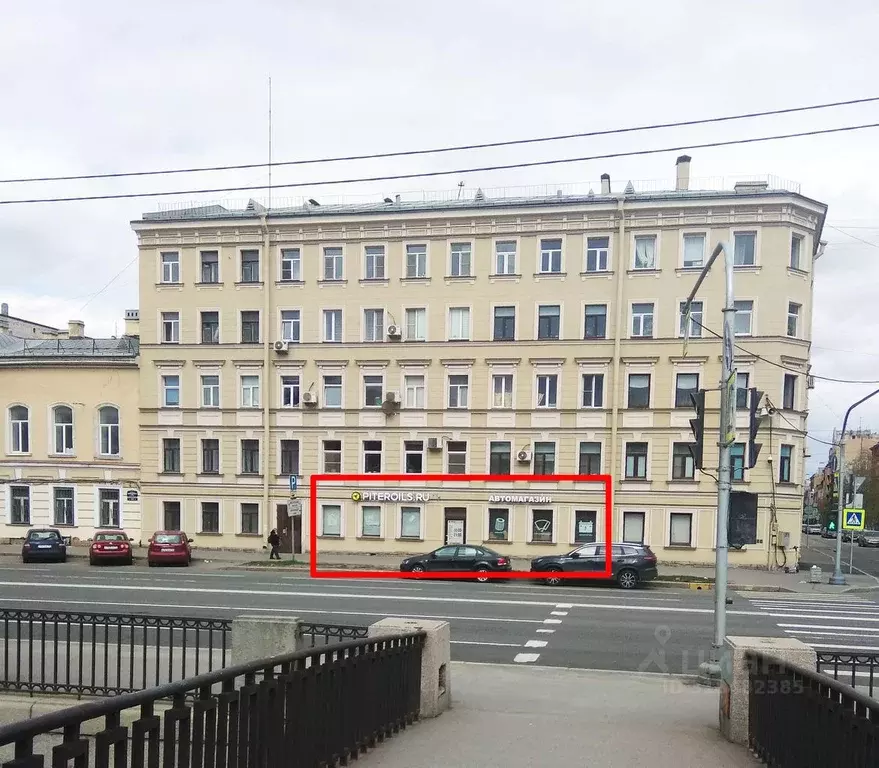 Торговая площадь в Санкт-Петербург наб. Обводного Канала, 115 (165 м) - Фото 1