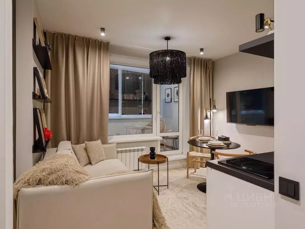 Студия Москва Домодедовская ул., 20К3 (30.0 м) - Фото 1