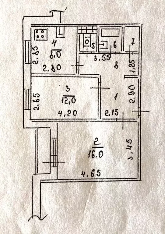 2-комнатная квартира: липецк, улица а.г. стаханова, 12 (52 м) - Фото 0