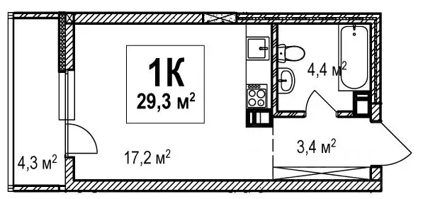 Студия Нижегородская область, Нижний Новгород просп. Гагарина, 36к4 ... - Фото 1