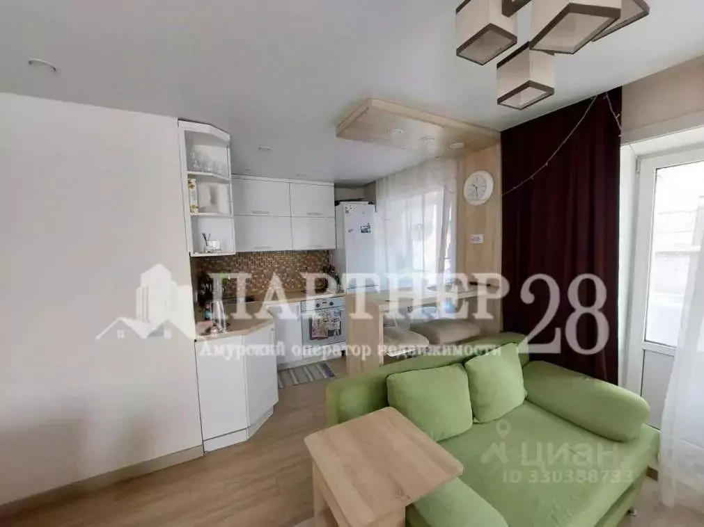 1-к кв. Амурская область, Свободный ул. Ленина, 60 (31.5 м) - Фото 1