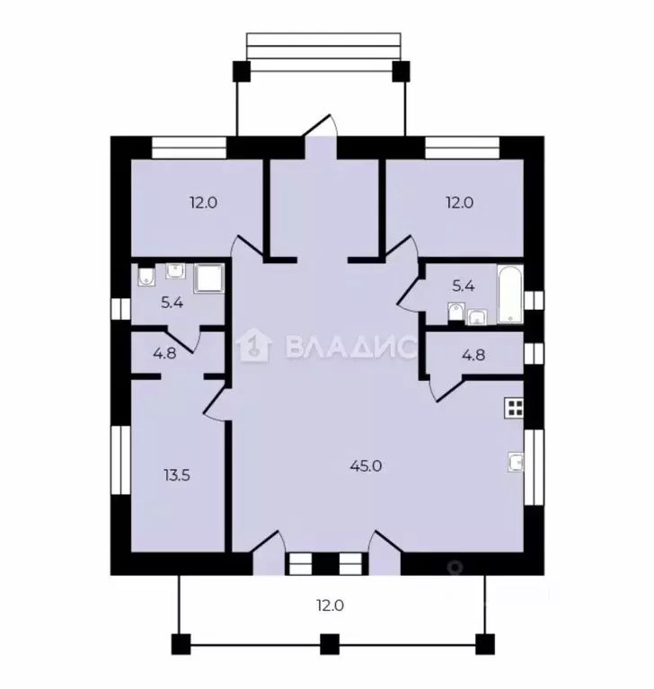Дом в Ленинградская область, Всеволожск Новая ул., 23А (140 м) - Фото 2