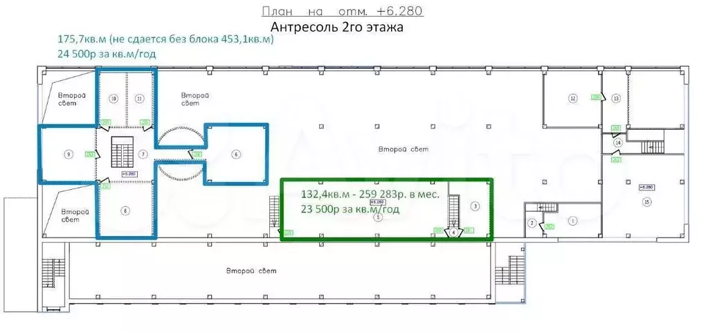 Офис 400кв.м 10 минут от метро - Фото 1