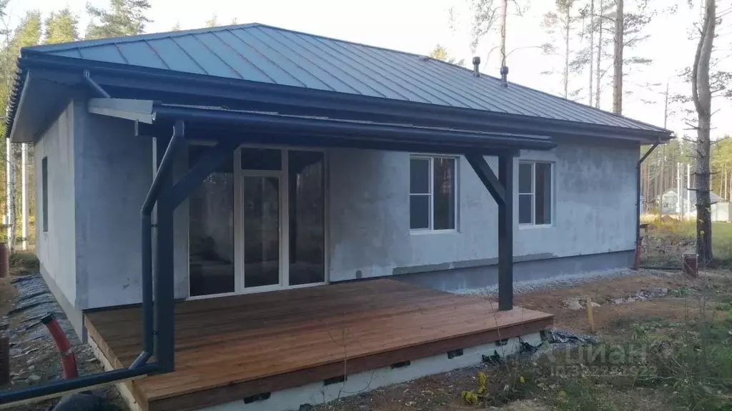 Коттедж в Ленинградская область, Выборгский район, Полянское с/пос, ... - Фото 1