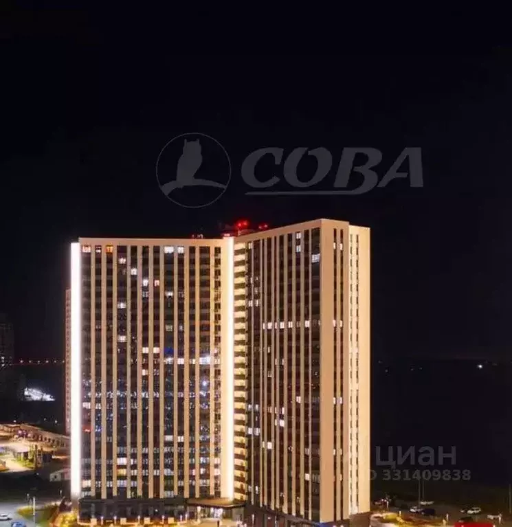 2-к кв. Тюменская область, Тюмень ул. Краснооктябрьская, 8 (45.0 м) - Фото 1